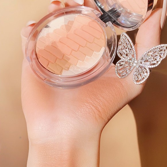 Bảng Highlight bắt sáng KAKASHOW Highlighting Powder xinh xắn XIXI Charm Fashion Mixed Color Cosmetic Powd KAKA23