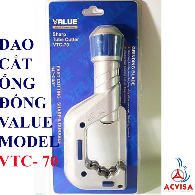 Dao Cắt Ống Đồng Value Model VTC - 70 (6-67mm) [SIÊU GIẢM GIÁ]