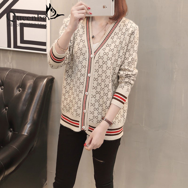 Áo khoác kiểu nữ áo khoác len nữ Queenbe GLA225 Cuocsongvang