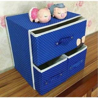 tủ vải 3 ngăn 2 tầng
