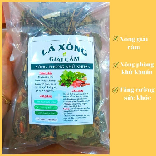 LÁ XÔNG GIẢI CẢM TỪ THẢO MỘC