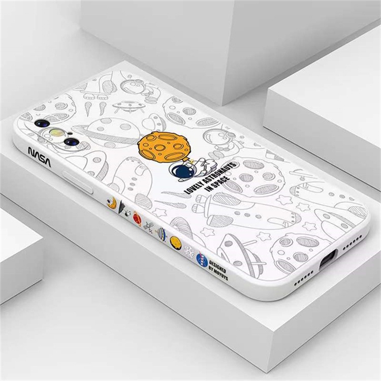 Ốp Điện Thoại Mềm Chống Sốc Họa Tiết Nasa Cho Xiaomi Redmi 9A 9T 9C 9 8A 8 7 6A 5A 4A