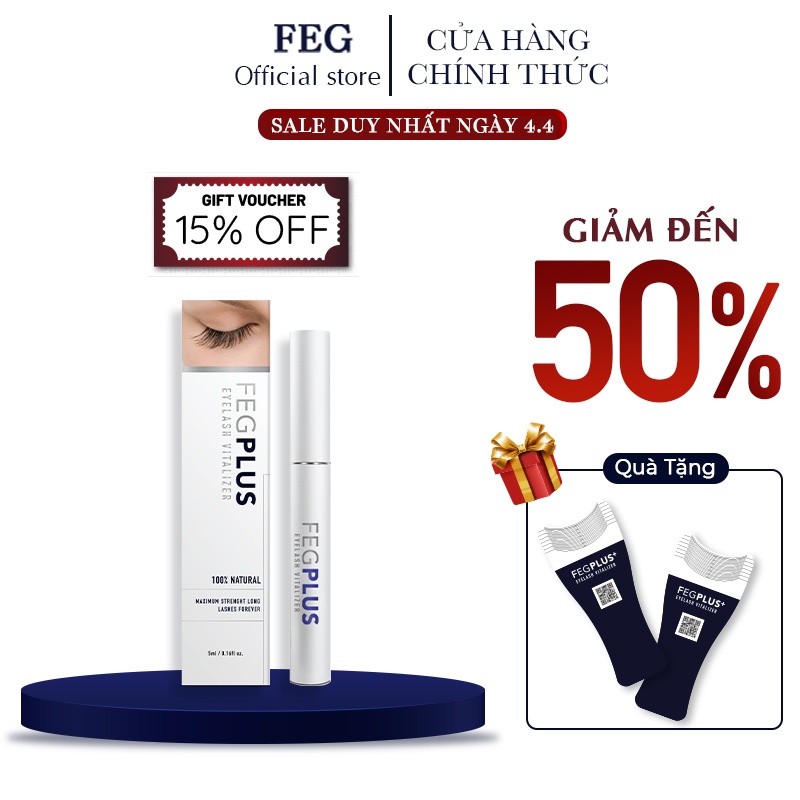 FEG PLUS_dưỡng mi dài dày mi - serum fegplus giúp mi phục hồi hư tổn chống tia UV- dưỡng mi Cao cấp