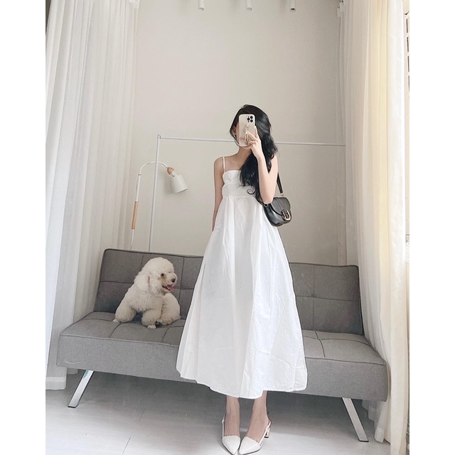 Váy dây dáng dài hàn quốc Samhyewear