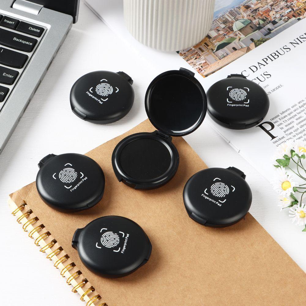 Bộ 6 Miếng Đệm Mực In Dấu Vân Tay Không Độc Hại