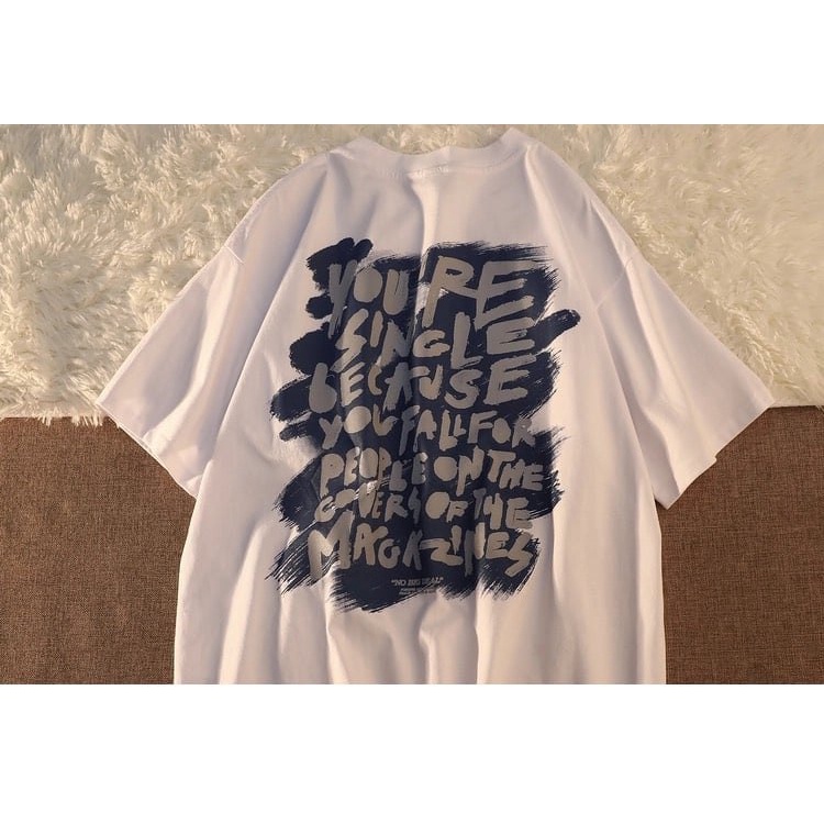 Áo thun tay lỡ áo in hình độc đáo ngộ nghĩnh áo thun oversize Unisex nam nữ Boin Store