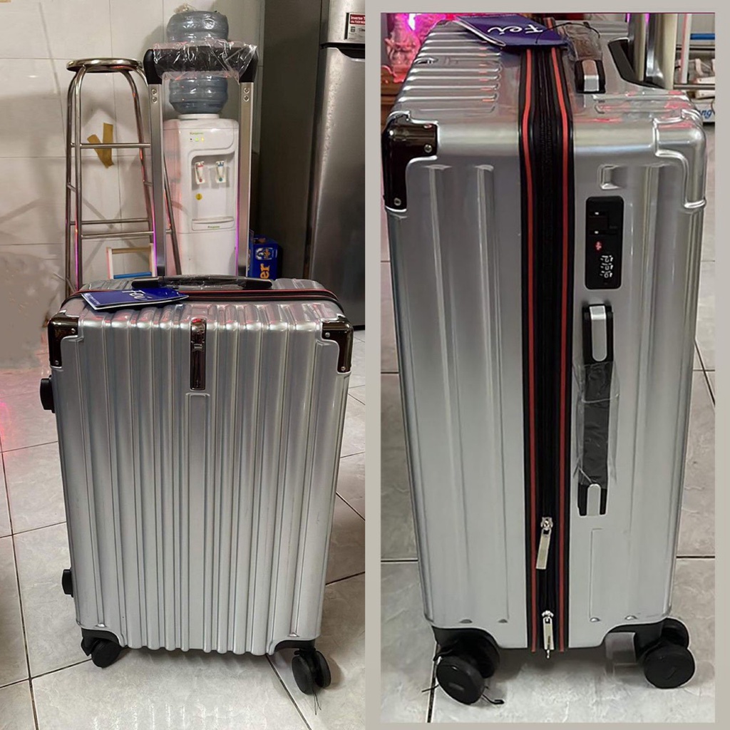 Vali Kéo Vali Du Lịch Nhựa Siêu Bóng Siêu Đẹp Chống Va Đập Bể Vỡ