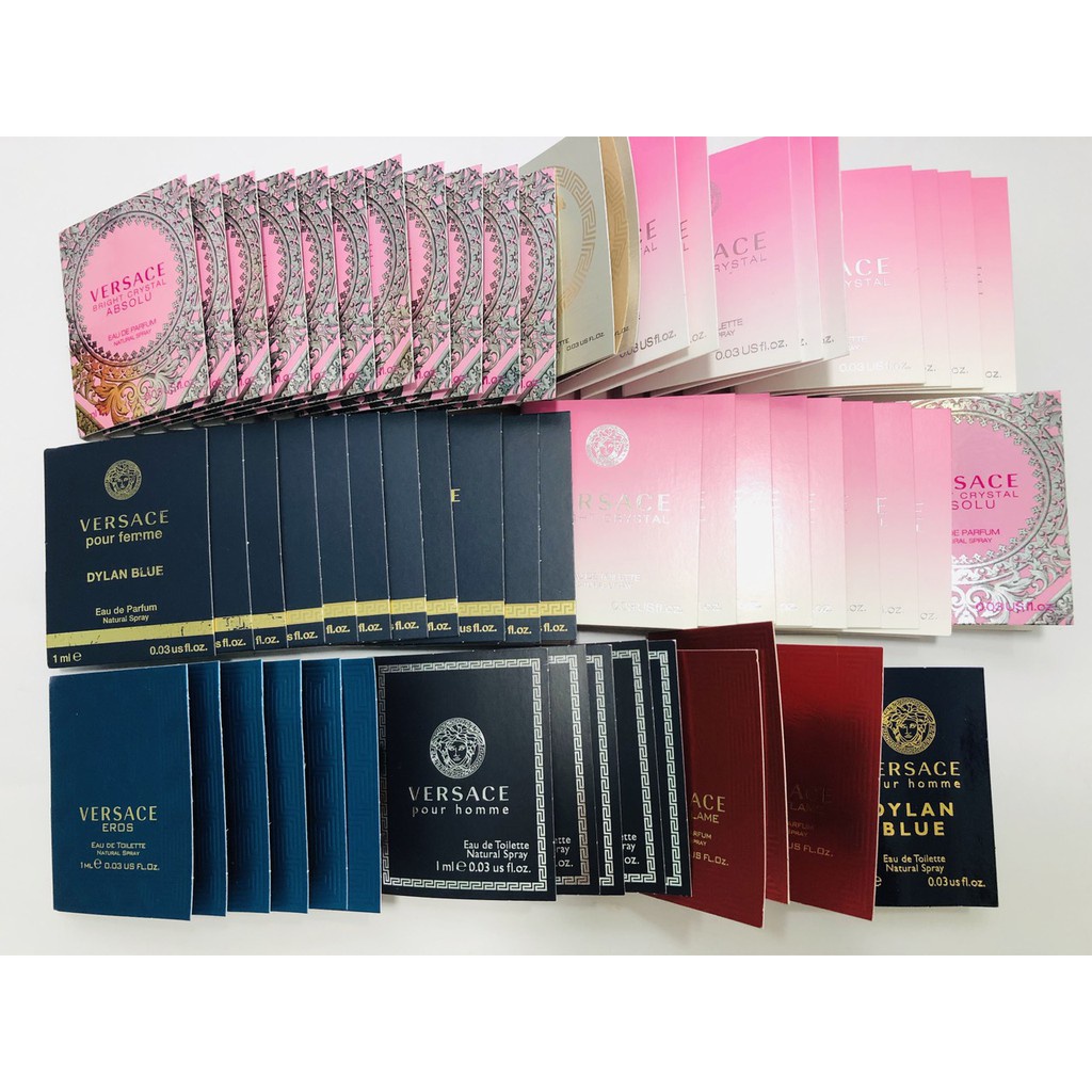 Mẫu thử  Vial Nước hoa Versace các mùi
