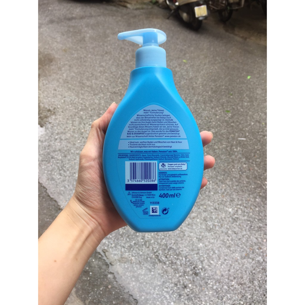 Sữa tắm chống cảm Penaten XÁCH TAY ĐỨC 400ml