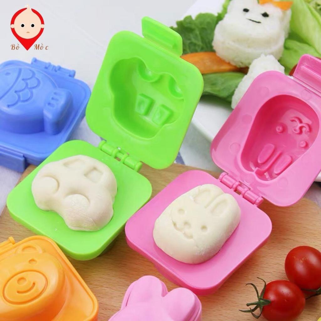 Set 6 Khuôn Cơm Nắm Onigiri Nhiều Hình Dễ Thương, Đồ Dùng Ăn Dặm Cho Bé Shop Bố Mốc