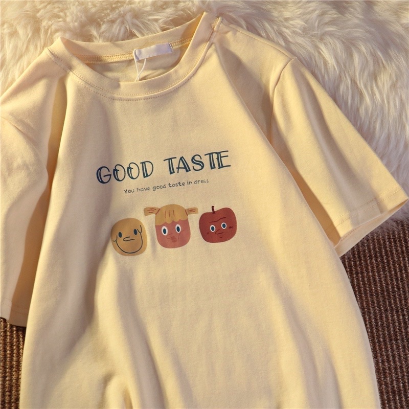 Áo Thun Cotton Nam Nữ Tay Lỡ Form Rộng Unisex GOOD TASTE