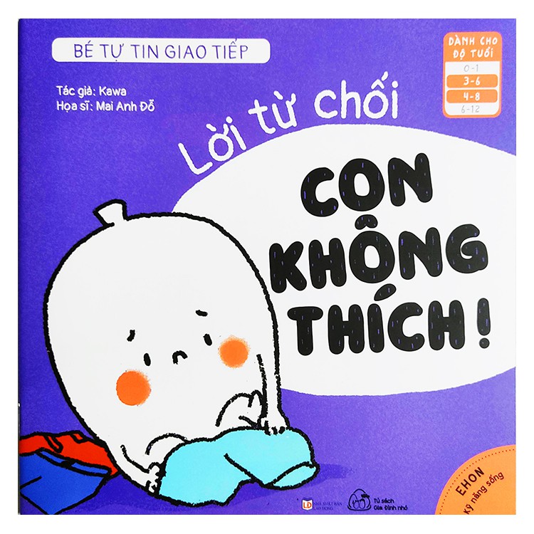 Sách Ehon kỹ năng sống Bé Tự Tin Giao Tiếp Bộ 6 cuốn