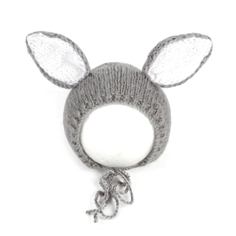 Mũ Đan Len Họa Tiết Hoạt Hình Dùng Làm Đạo Cụ Chụp Ảnh Cho Bé Sơ Sinh