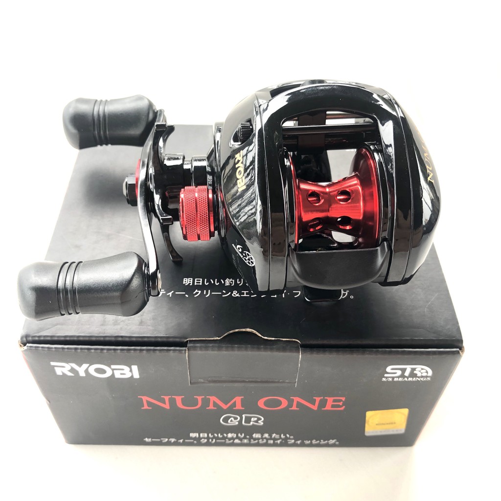 Máy câu ngang RYOBI tay trái NUM ONE CR , chính hãng Đen Đỏ hàng chuẩn y hìnhg
