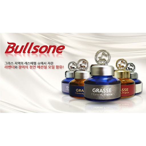 Nước hoa ô tô Grasse Aqua Wave Bullsone Korea 110ml (Hương Đại Dương)