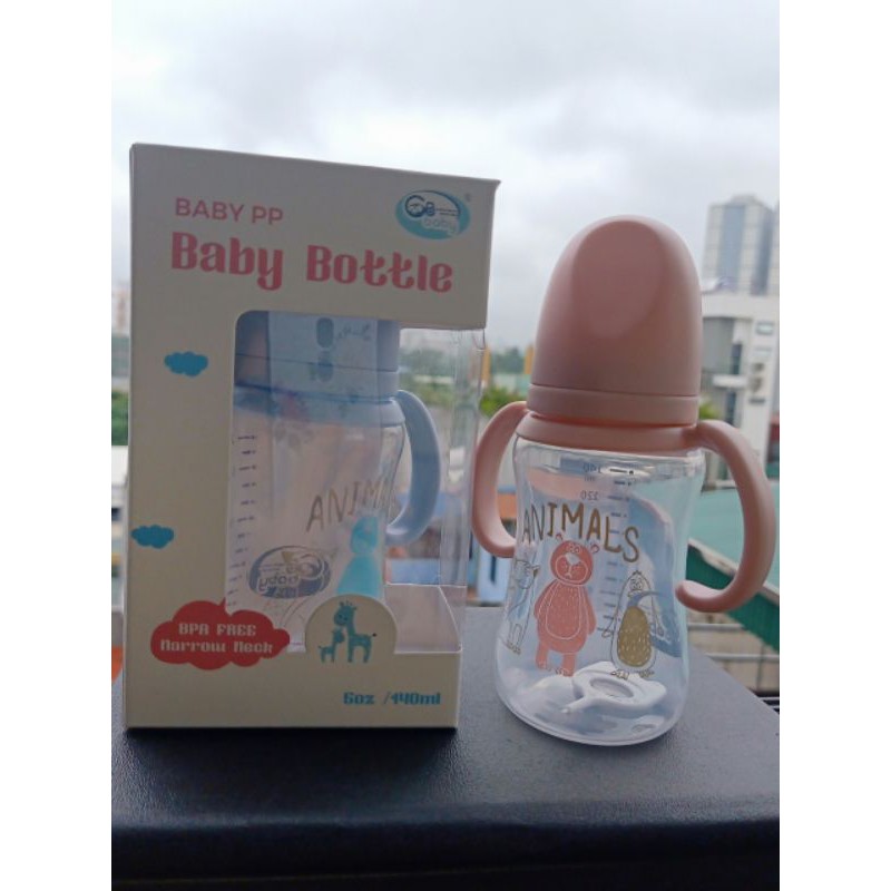 Bình sữa cổ hẹp tay cầm 140ml và 240ml