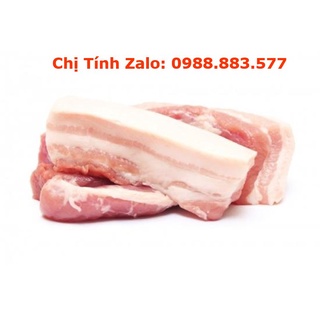 Thịt heo ba chỉ rút sườn tươi ngon 1kg - Thịt ba rọi rút sườn nhập khẩu - Giao siêu tốc 2 tiếng HCM