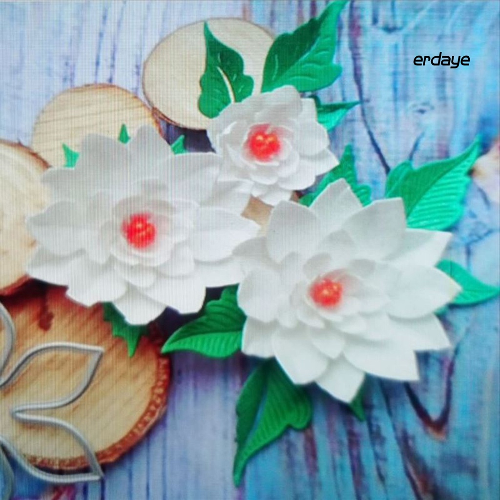 Khuôn cắt giấy làm từ thép carbon tạo hình bông hoa dùng để trang trí sổ lưu niệm