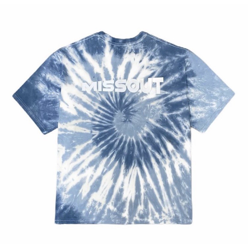 Áo Thun Unisex MISSOUT phản quang tiedye loang màu + Ảnh thật