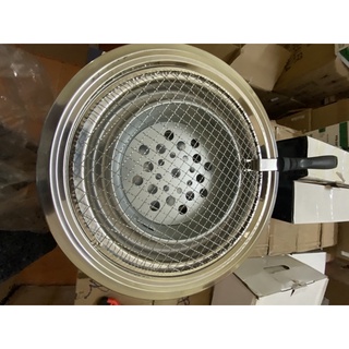 BẾP NƯỚNG THAN HOA TRÒN INOX