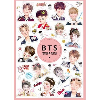 Sticker trong suốt BTS cute