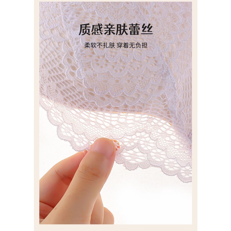 Áo Ngực Cài Trước Không Gọng Nâng Ngực Chống Chảy Xệ Thoải Mái