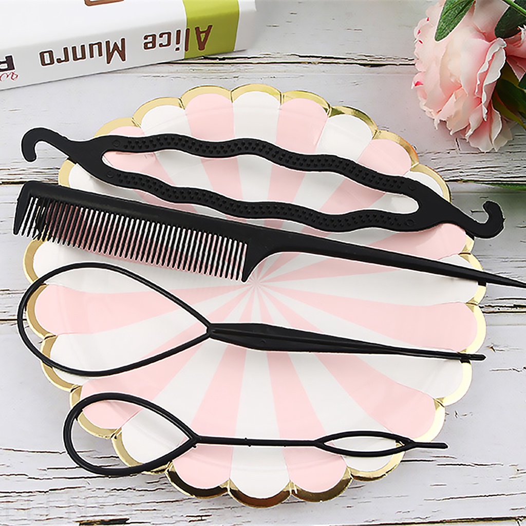 [Hàng mới về] Bộ Dụng Cụ Hỗ Trợ Tạo Kiểu Tóc Tiện Dụng Chất Lượng Cao