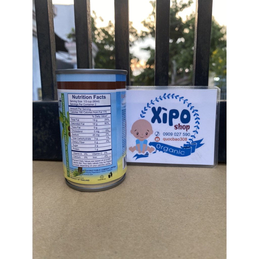 Nước Cốt Dừa Đậm Đặc Eufood 165ml