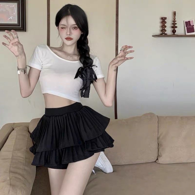 Chân váy dập ly 2 tầng chất đẹp,nhiều màu sắc Freeship Chân váy nữ 4màu đủ SIZE S,M,L,XL, | BigBuy360 - bigbuy360.vn