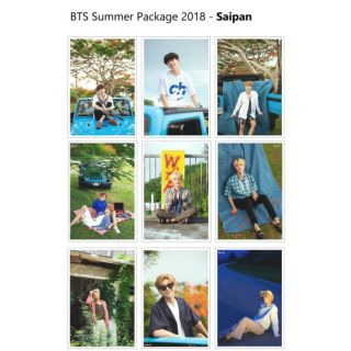 [Sẵn] Lomo card BTS Summer Package 2018 - Sapain