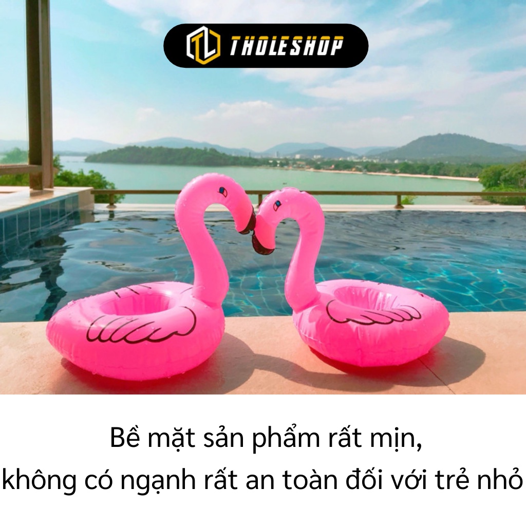 Phao Để Ly - Phao Để Cốc Uống Nước Hình Chim Hạc Đáng Yêu Dùng Cho Hồ Bơi, Bồn Tắm 4220