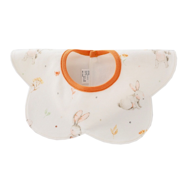 Yếm Ăn Hai Lớp Cài Nút Có Thể Điều Chỉnh Cho Bé Sơ Sinh