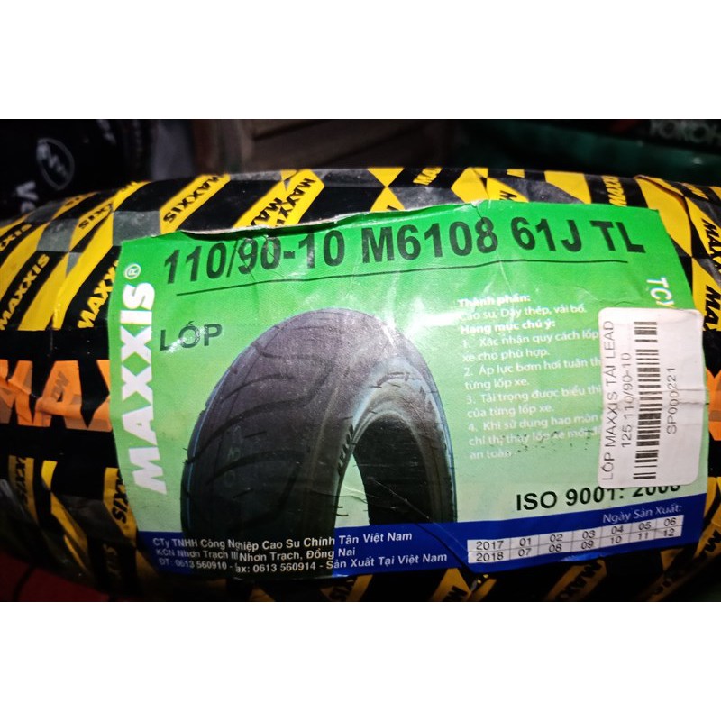 LỐP MAXXIS SAU LEAD 125 110/90-10