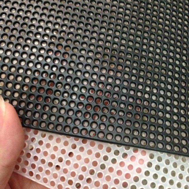 tấm Canvas lỗ tròn nẹp túi xách màu trắng và đen, mũ tấm lưới nhựa trắng làm thủ công handmade