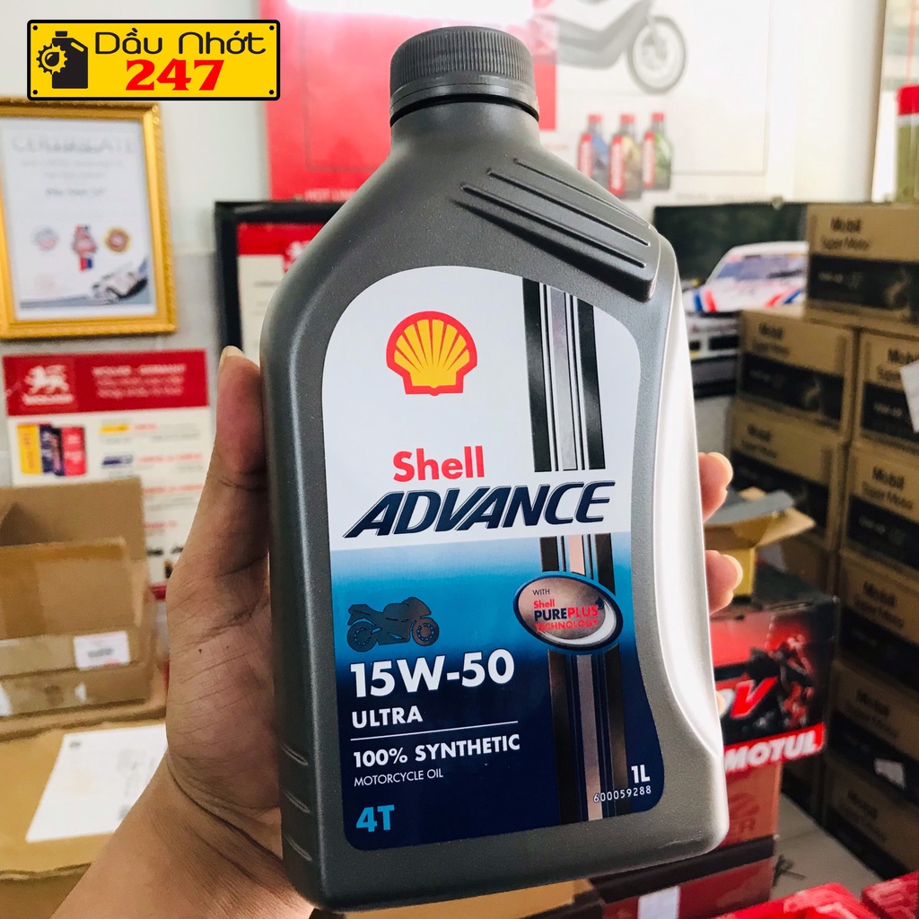 Dầu nhớt Shell Advance Ultra 15w50 1L