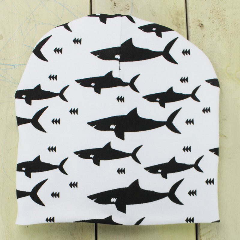 Nón cotton phối nhiều kiểu họa tiết đáng yêu cho bé từ 0-3 tuổi