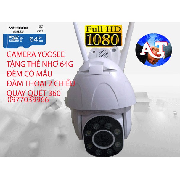 [TẶNG THẺ 64GB] Camera IP YooSee RT01 FHD1080P 2.0mpx