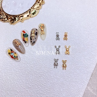Charm gấu,thỏ trang trí móng