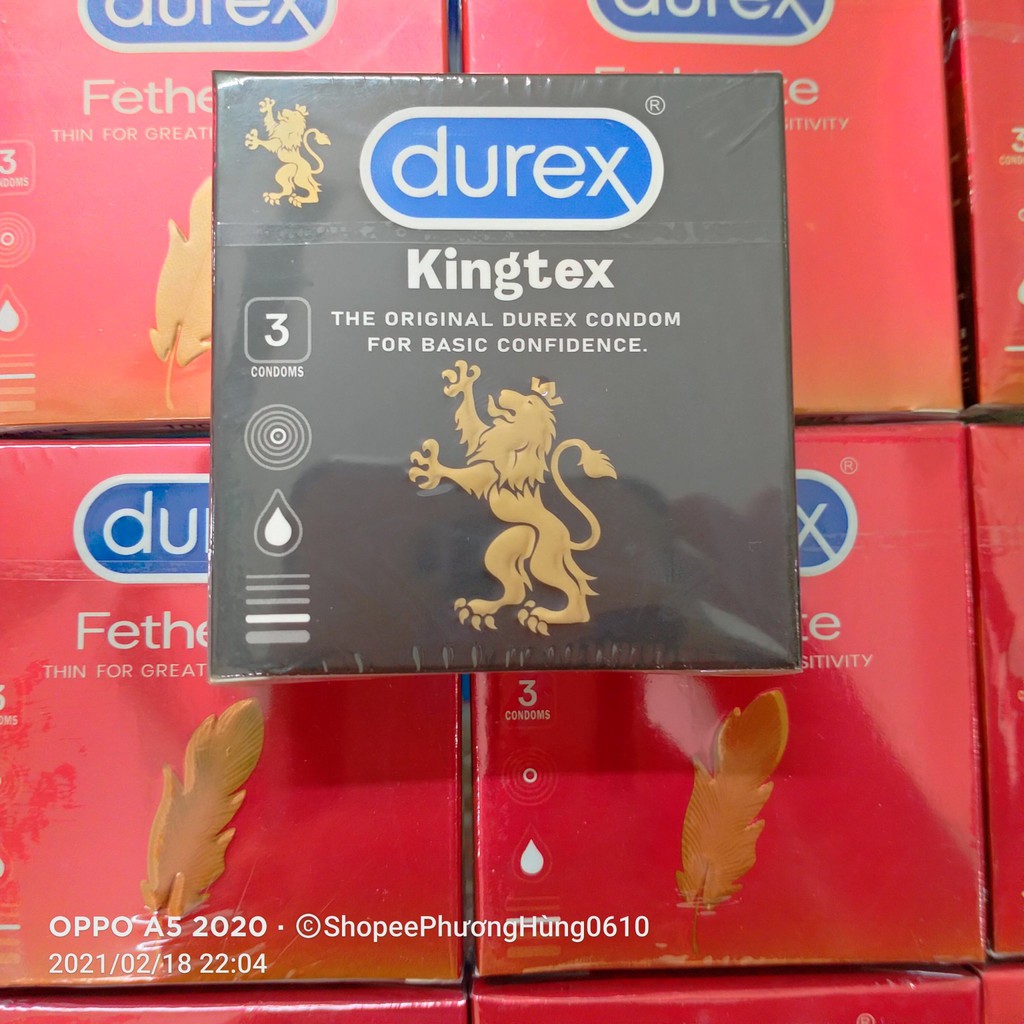 [Rẻ vô địch] Bao cao su Durex hộp 3 cái, sản phẩm chính hãng, chất lượng đảm bảo, giá tốt nhất!