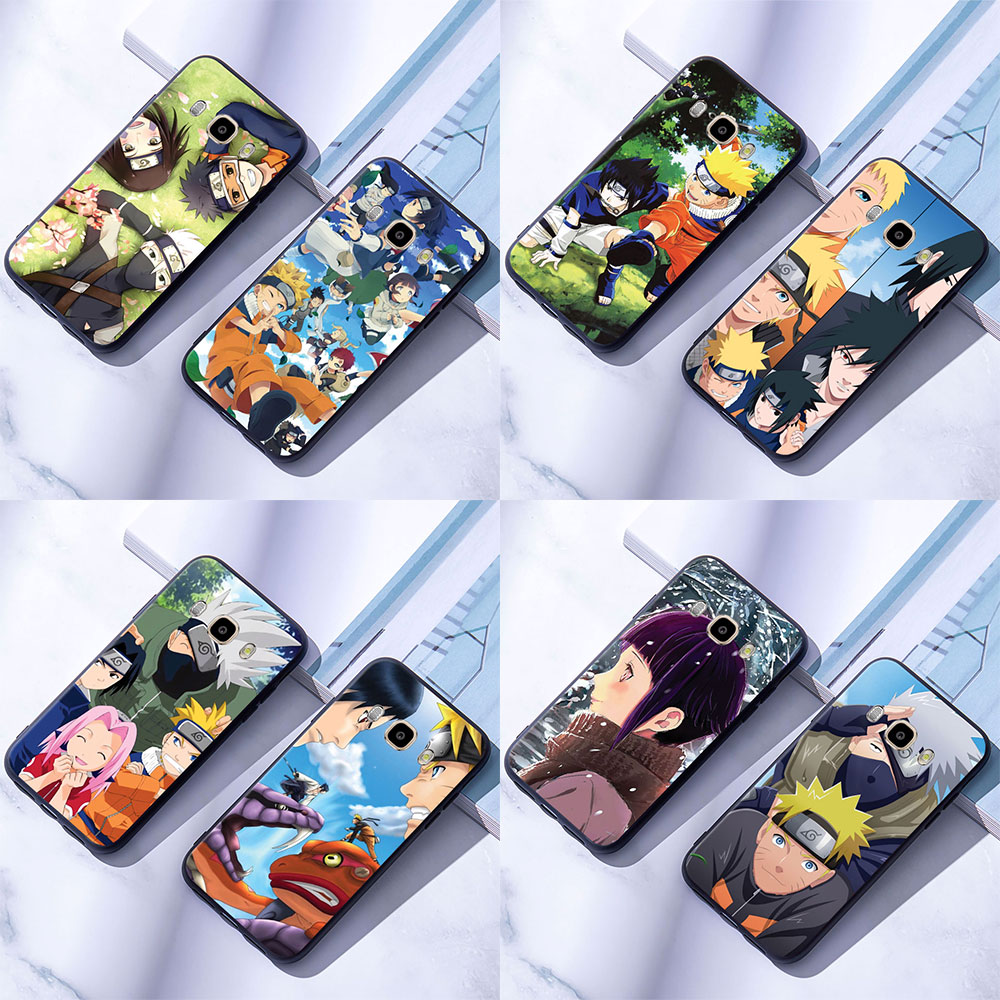 Ốp Lưng Silicone Mềm In Hình Naruto 3 Cho Samsung Galaxy J5 / J7 2015 / 2016 / 2017 Pro Naruto 3