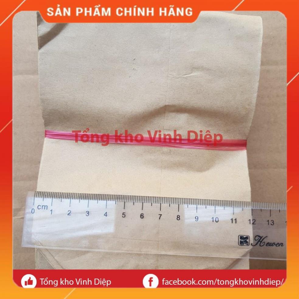 02 túi giấy xi măng, túi kraft 0,5kg đóng hàng, đựng đồ ăn, hoa quả 12x16cm