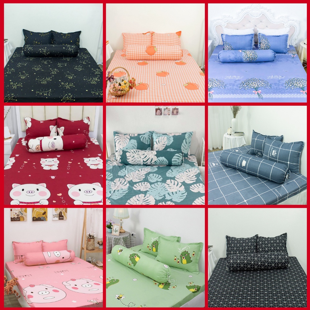 Vỏ gối ôm ZingZingMart chất liệu cotton poly mềm mát