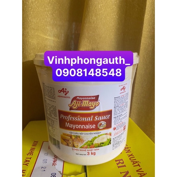 Sốt Mayonnaise Aji-Mayo 3kg