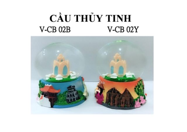 Cầu thủy tinh lưu niệm hình ảnh Việt Nam