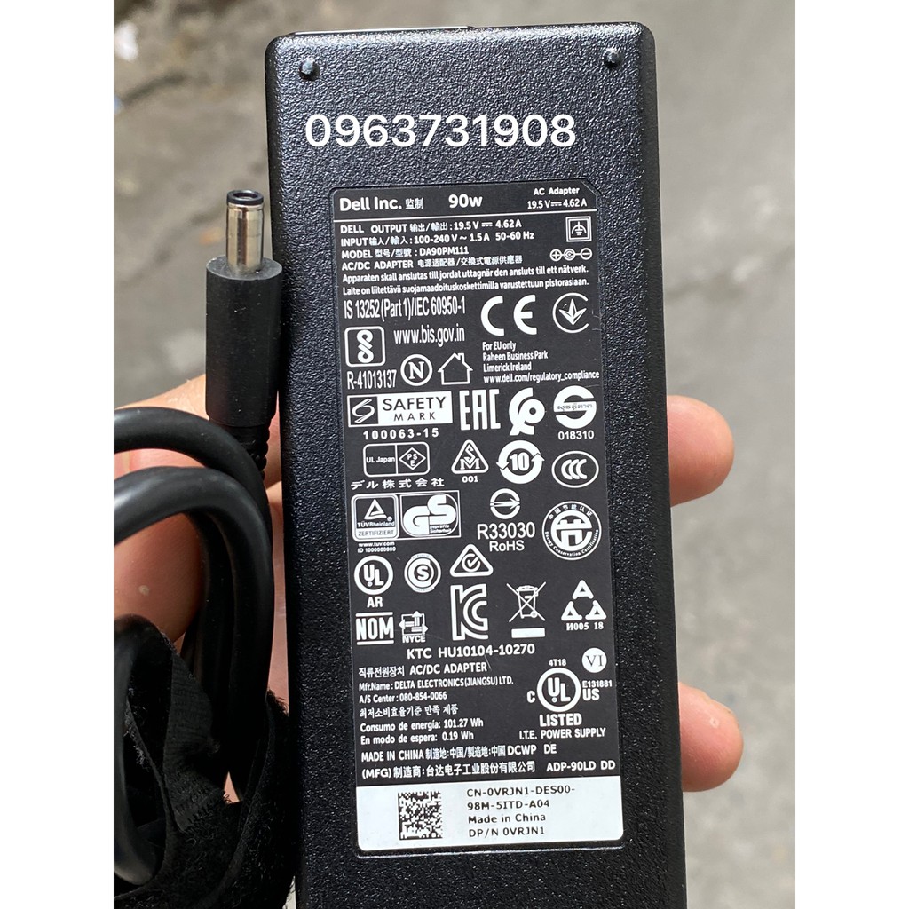 Bộ nguồn máy tính All in One Dell Inspiron 20 3052 3055 24 5450 5460 19.5V-4.6A chính hãng