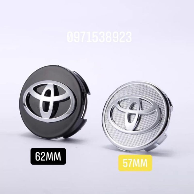 Nắp chụp lazang 62mm Cho Toyota Camry innova Yaris Corolla altis vios hàng oem loại xịn đẹp 1 cái