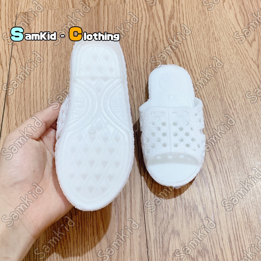 Dép tổ ong trắng cho bé, Tiện lợi, Siêu Rẻ Full size 30-39