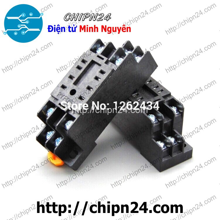 [1 CÁI] Đế Relay kiếng 8 chân MY2N (MY2N-J PYF08A-E H3Y-2 MY2N-GS)