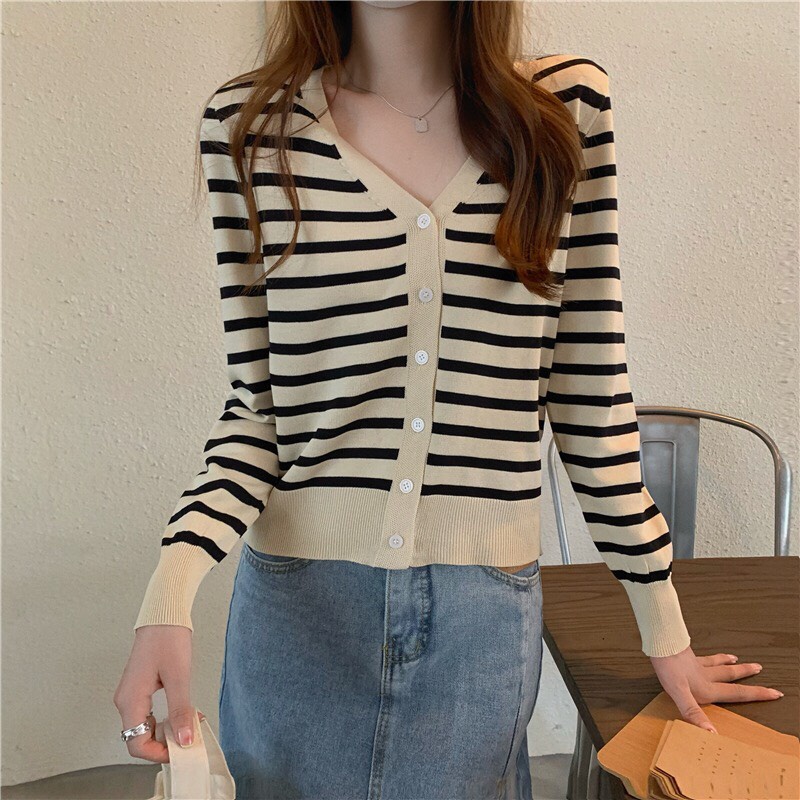 Áo len nữ, áo cardigan nữ thu đông hàng quảng châu