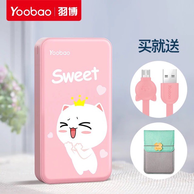 Sạc dự phòng Yoobao YB-6024 10000mAh - Hàng chính hãng